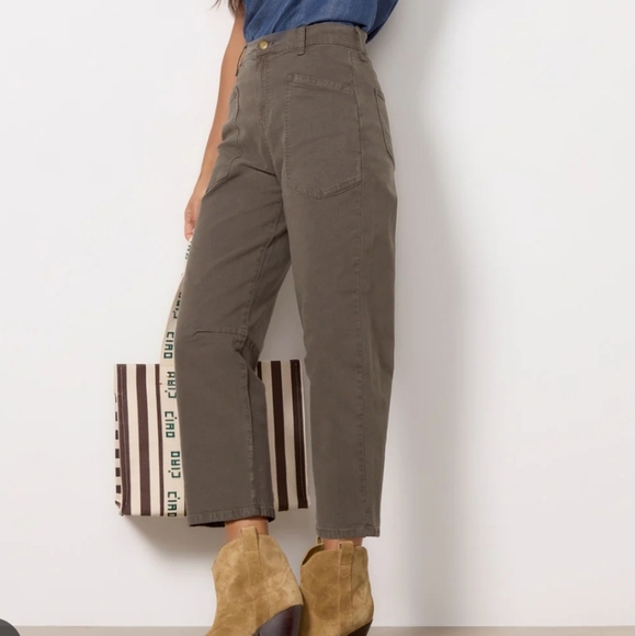 High-Waisted Gray Women's Pants - Picture 12 of 12